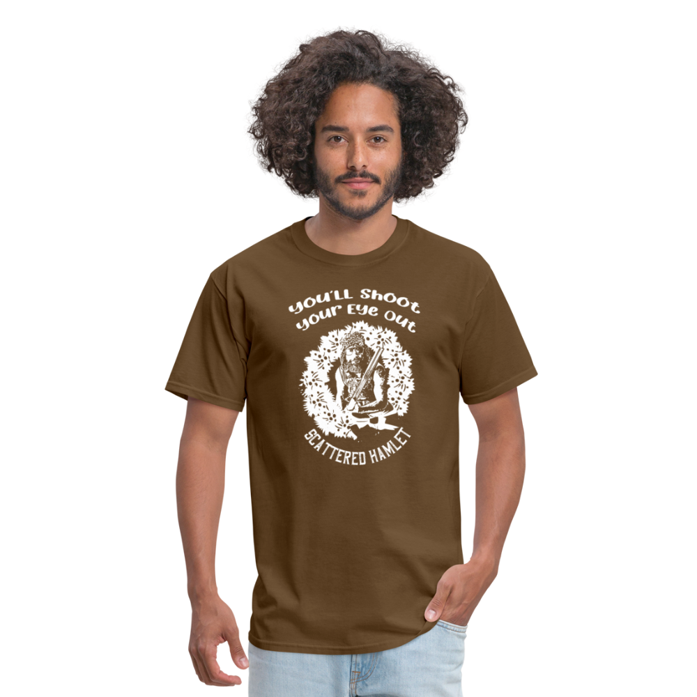 Scattered Hamlet Holiday Shirt! - brown