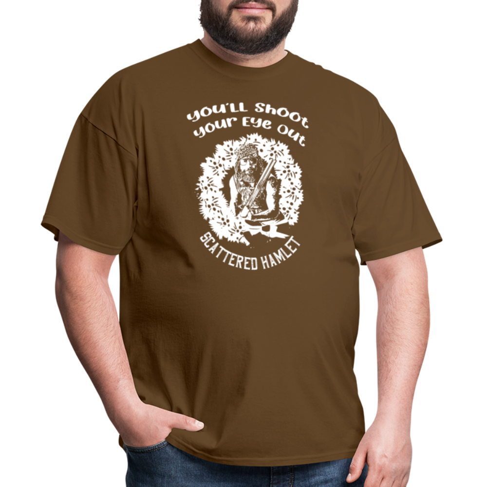Scattered Hamlet Holiday Shirt! - brown