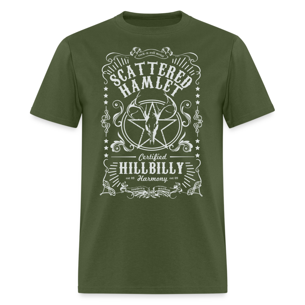 Whiskey Label T-Shirt - military green