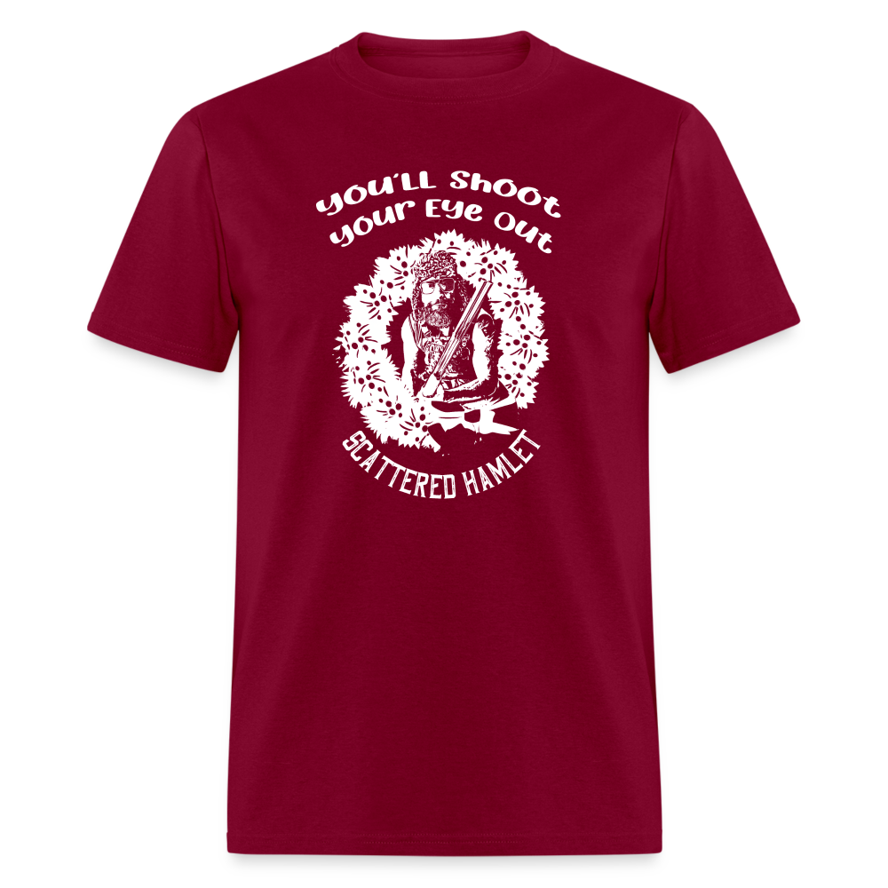 Scattered Hamlet Holiday Shirt! - burgundy