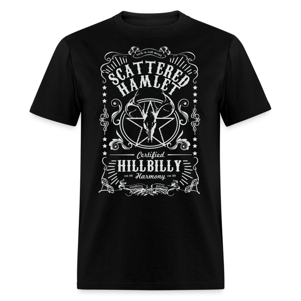 Whiskey Label T-Shirt - black