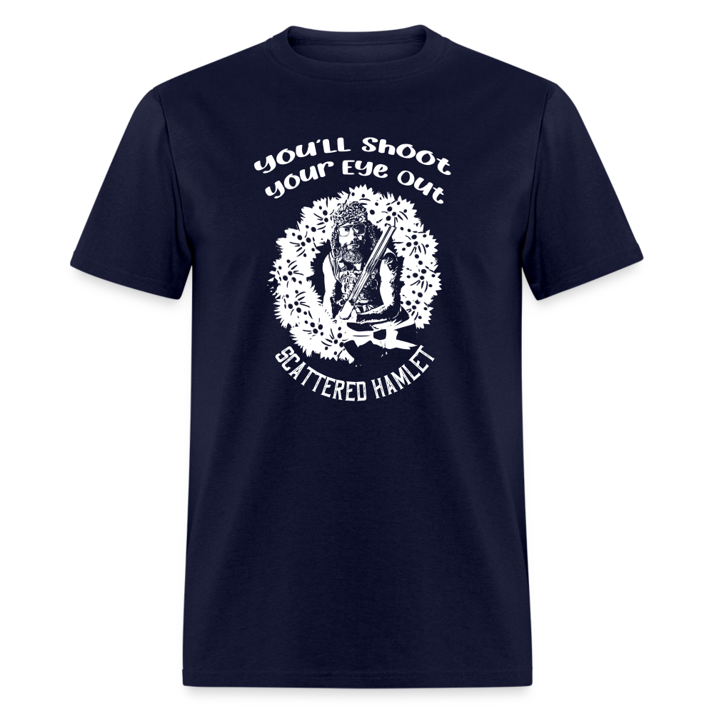 Scattered Hamlet Holiday Shirt! - navy