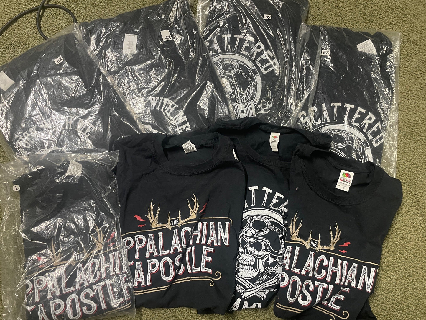 Scattered Hamlet T-Shirt Lot (8 shirts total)