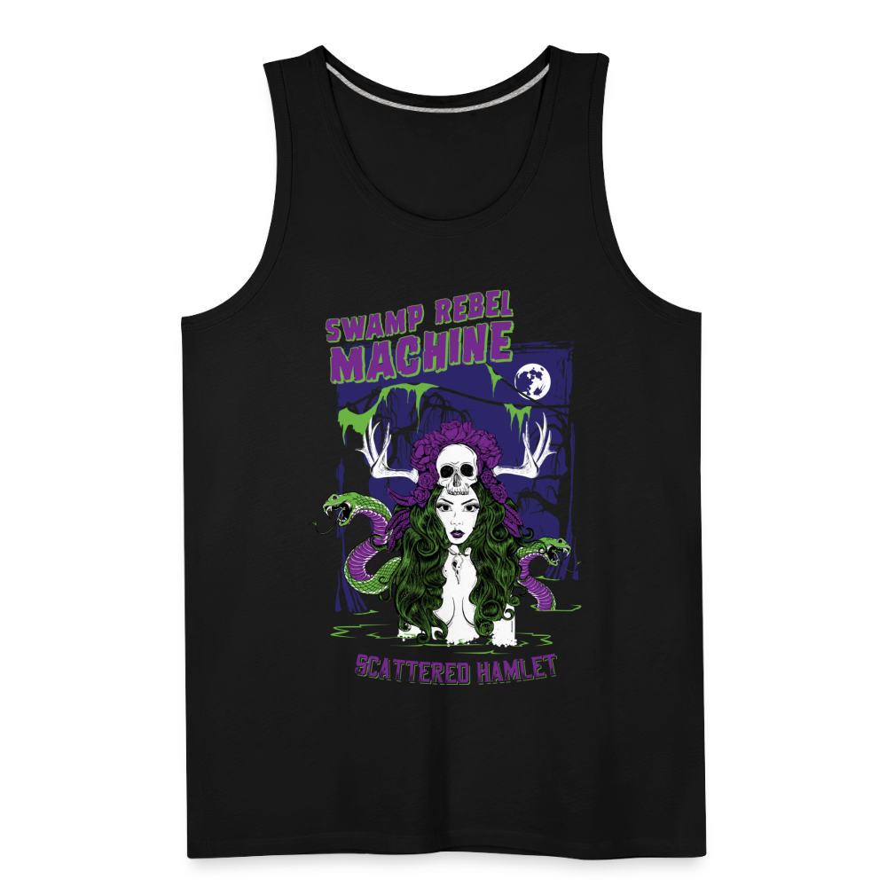 Swamp Rebel Machine Tank Top - black