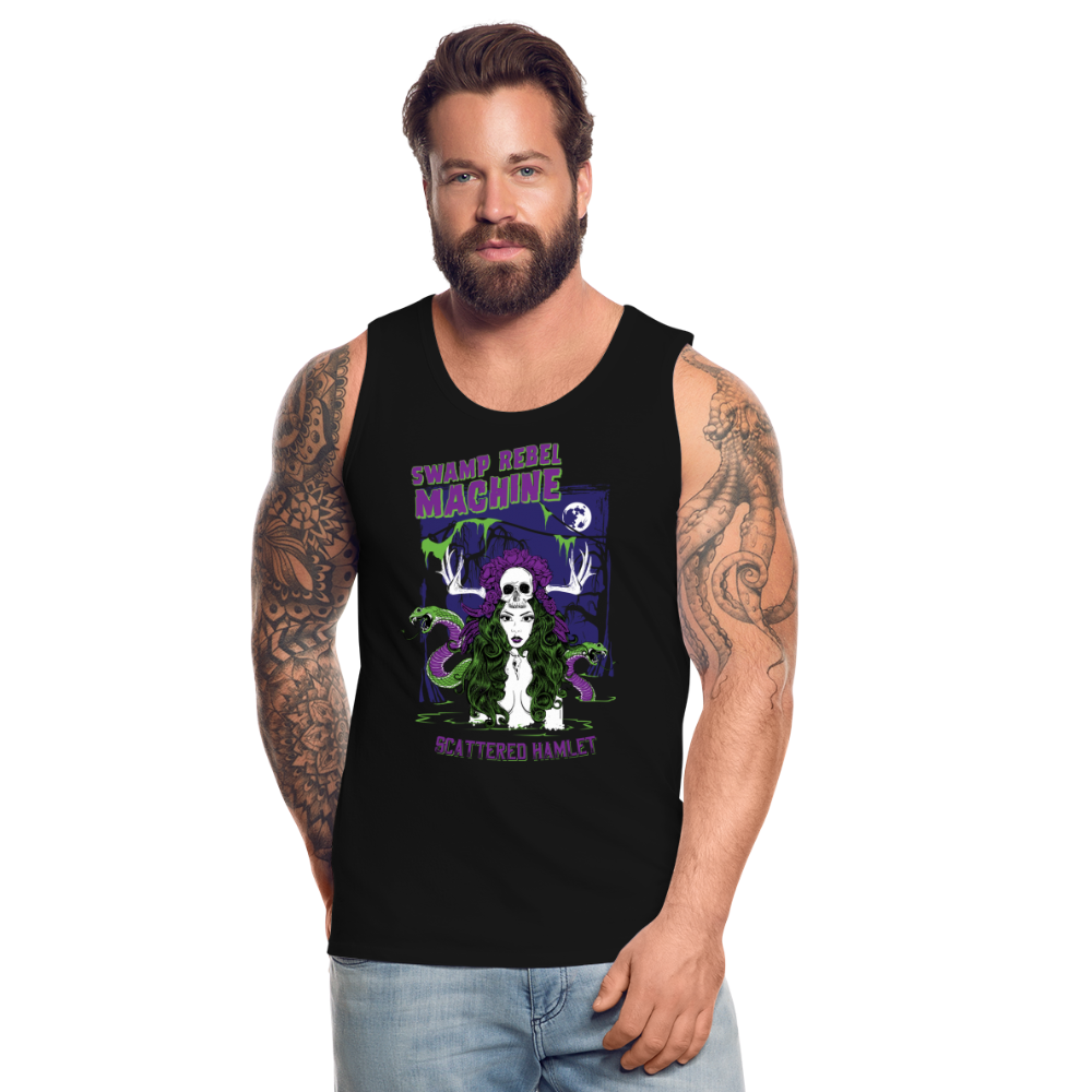 Swamp Rebel Machine Tank Top - black