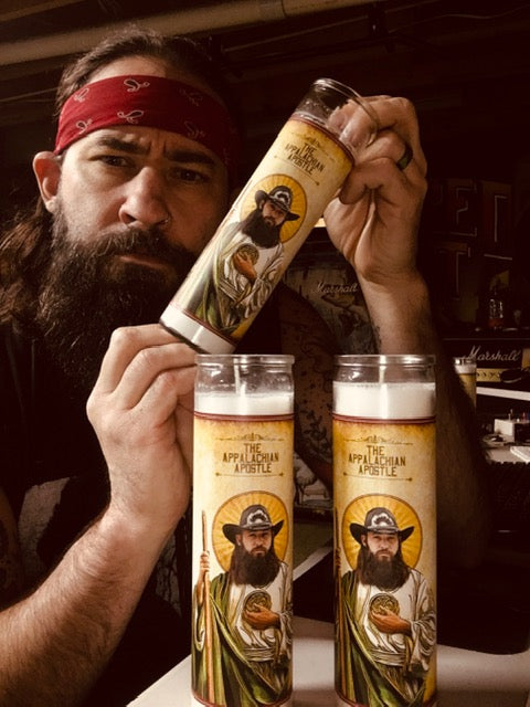 Appalachian Apostle "Adam Joad" Prayer Candle