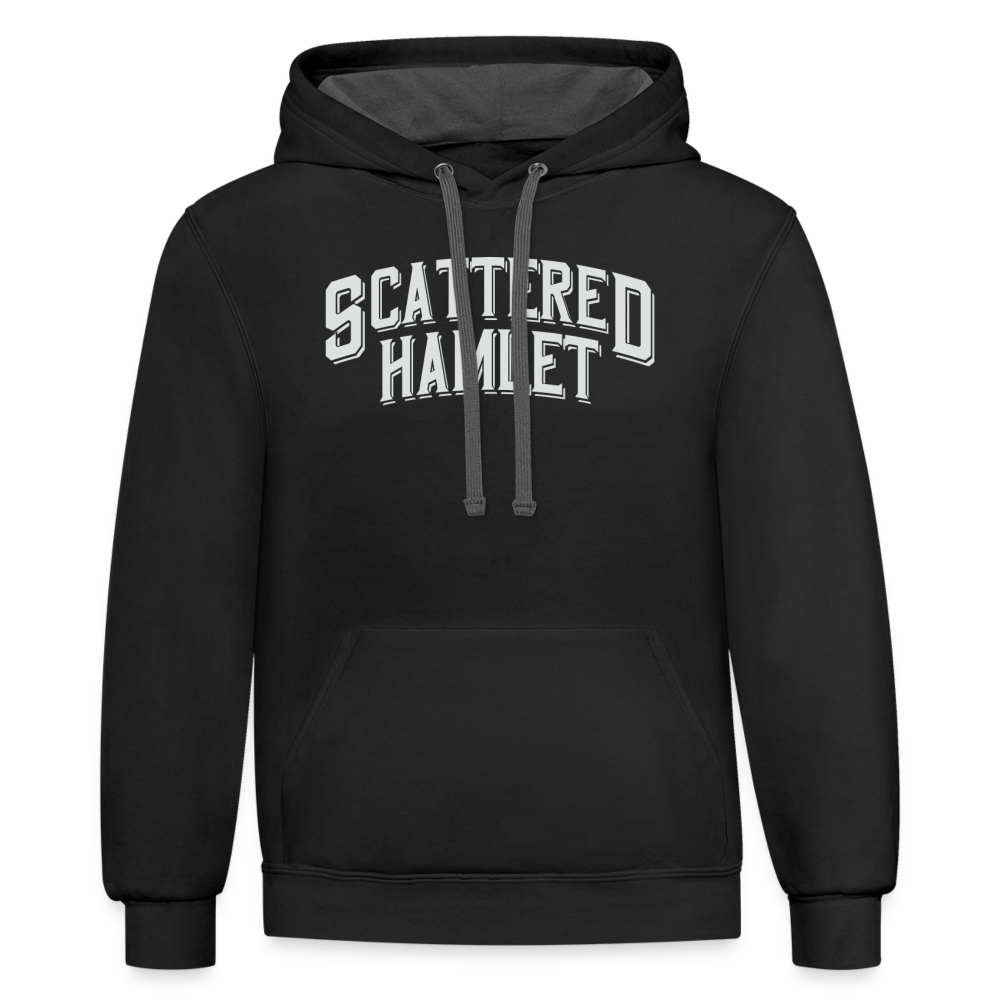 Scattered Hamlet Deer Pull Over Hoodie - black/asphalt