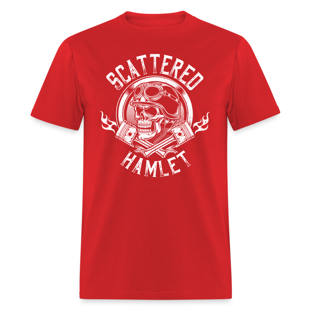 Skull & Pistons T-Shirt - red