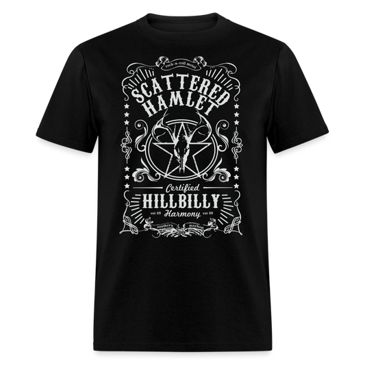 Whiskey Label T-Shirt - black