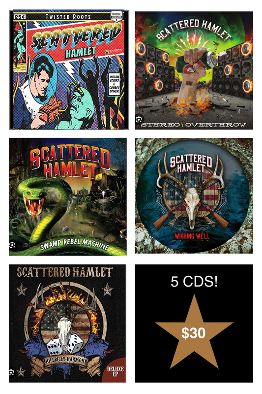 FIVE Scattered Hamlet Albums for $30!!!