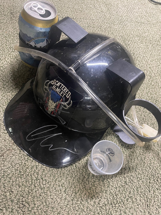 Grant's Beer Helmet from the "All Talk Music Video"