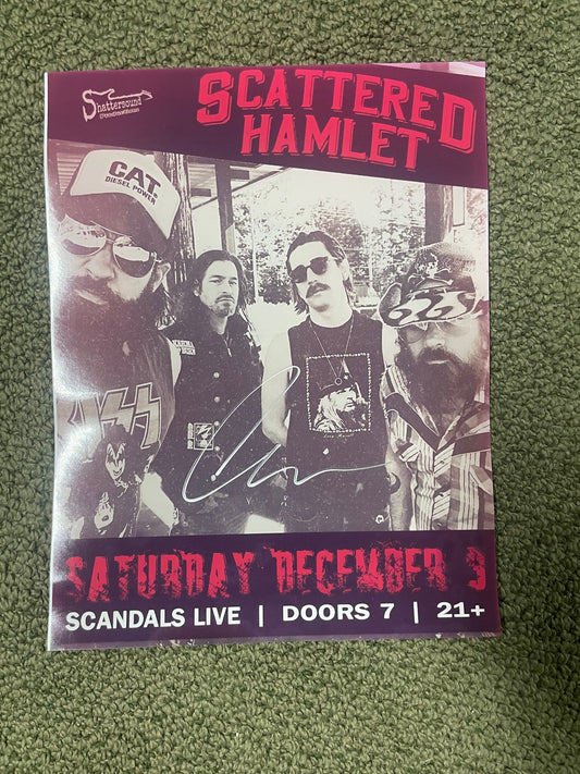 8X10 Laminated Show Poster Signed by Adam Joad