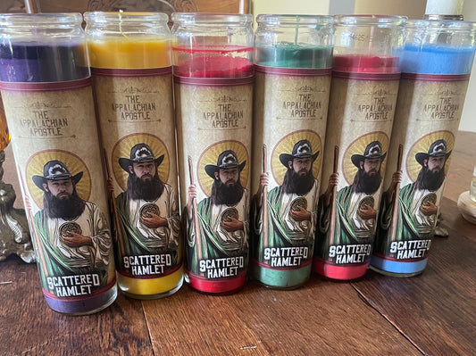 Appalachian Apostle "Adam Joad" Prayer Candle