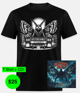 Mothman T-Shirt & Scattered Hamlet Live CD!