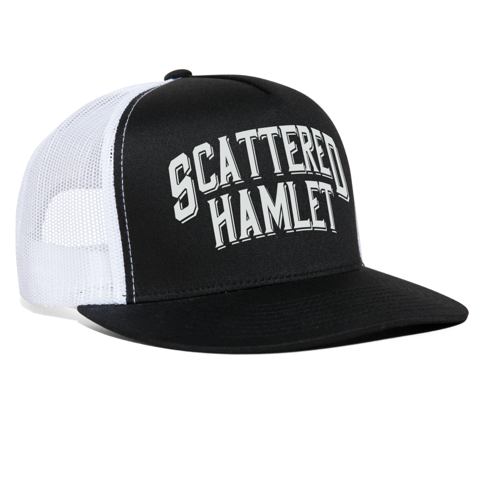 Scattered Hamlet Trucker Hat! - black/white