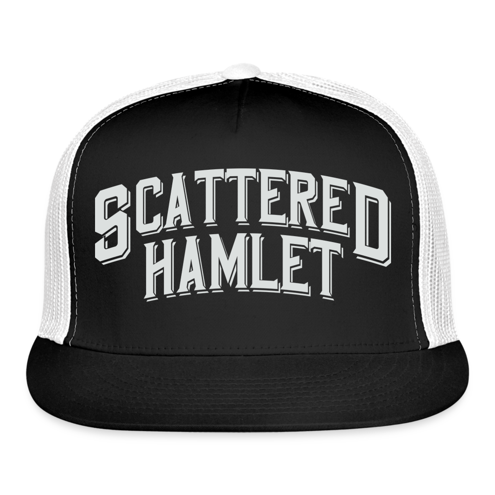 Scattered Hamlet Trucker Hat! - black/white