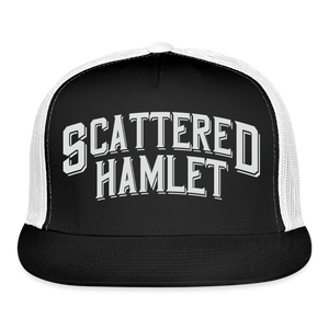 Scattered Hamlet Trucker Hat! - black/white