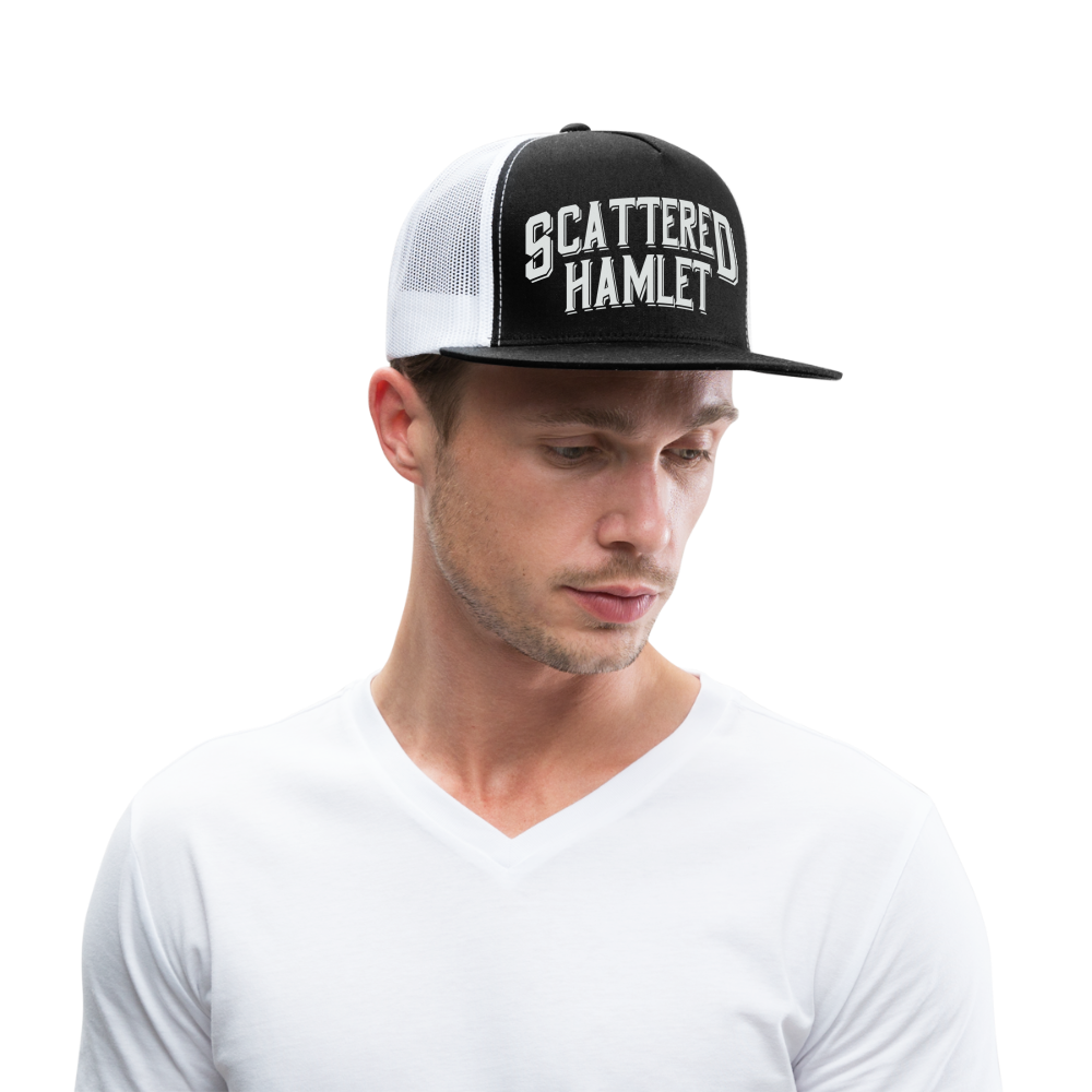 Scattered Hamlet Trucker Hat! - black/white