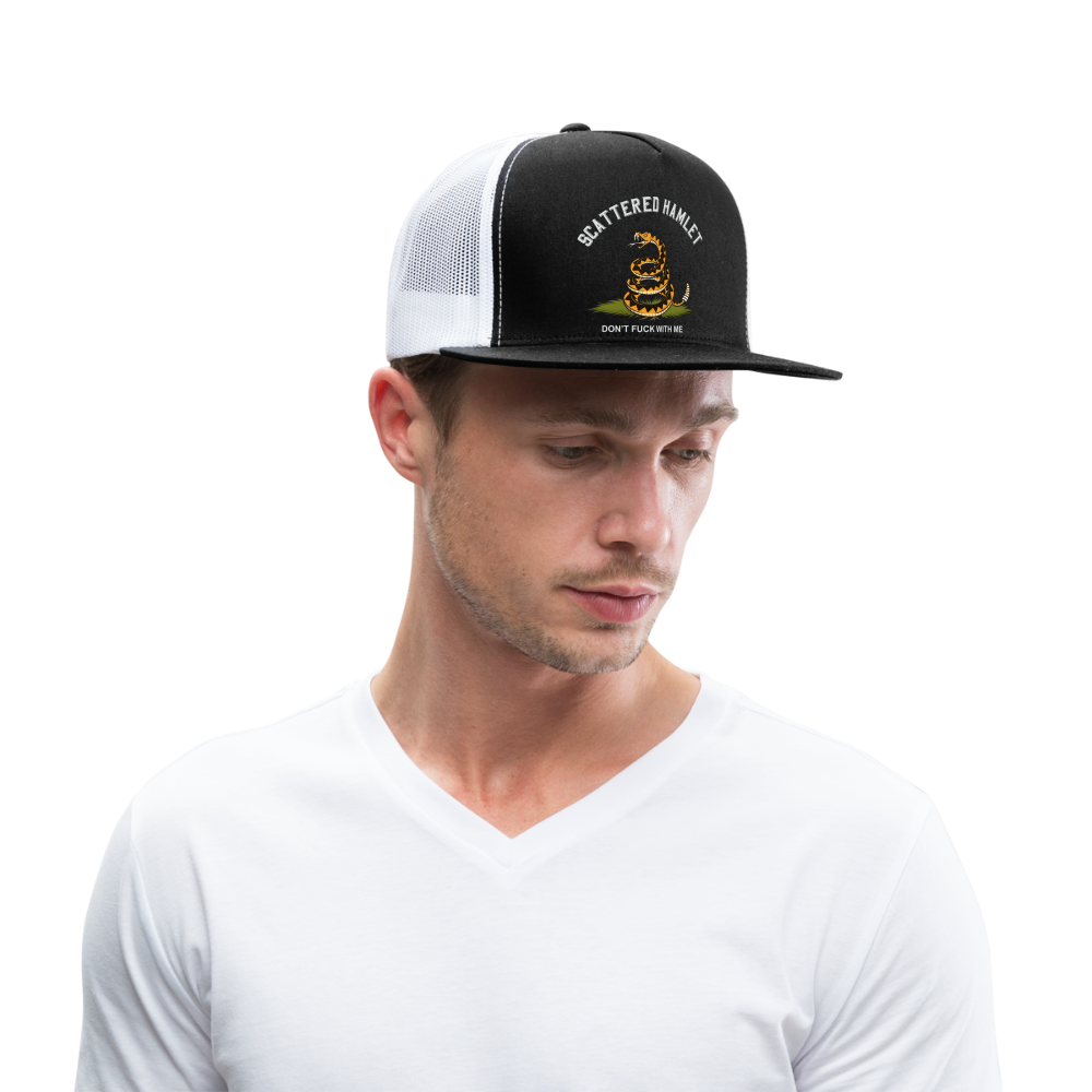 DFWM Scattered Hamlet Trucker Cap - black/white