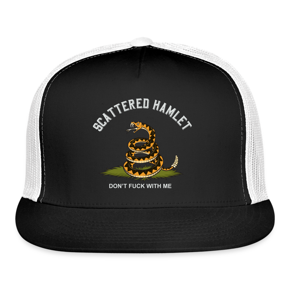 DFWM Scattered Hamlet Trucker Cap - black/white