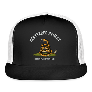 DFWM Scattered Hamlet Trucker Cap - black/white