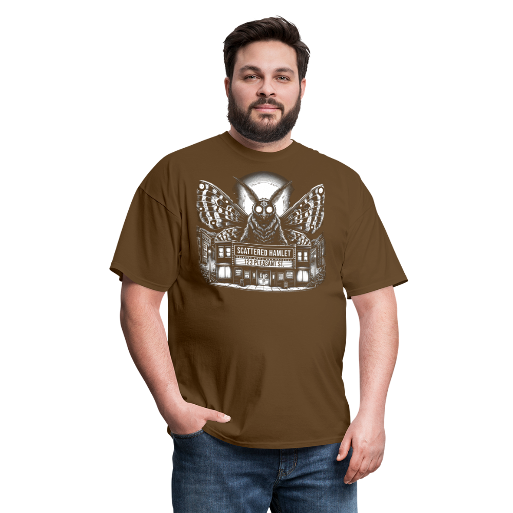 Scattered Hamlet Mothman T-Shirt - brown