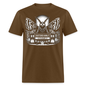 Scattered Hamlet Mothman T-Shirt - brown