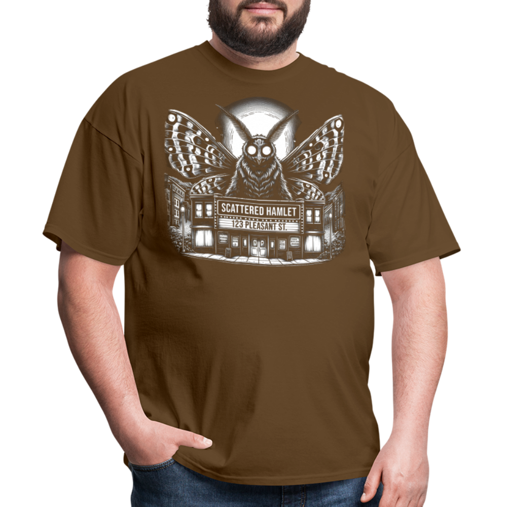 Scattered Hamlet Mothman T-Shirt - brown