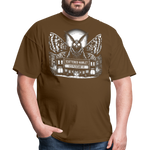 Scattered Hamlet Mothman T-Shirt - brown