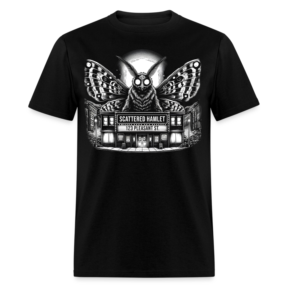 Scattered Hamlet Mothman T-Shirt - black