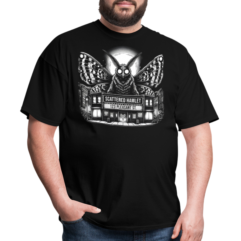 Scattered Hamlet Mothman T-Shirt - black