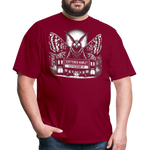 Scattered Hamlet Mothman T-Shirt - burgundy