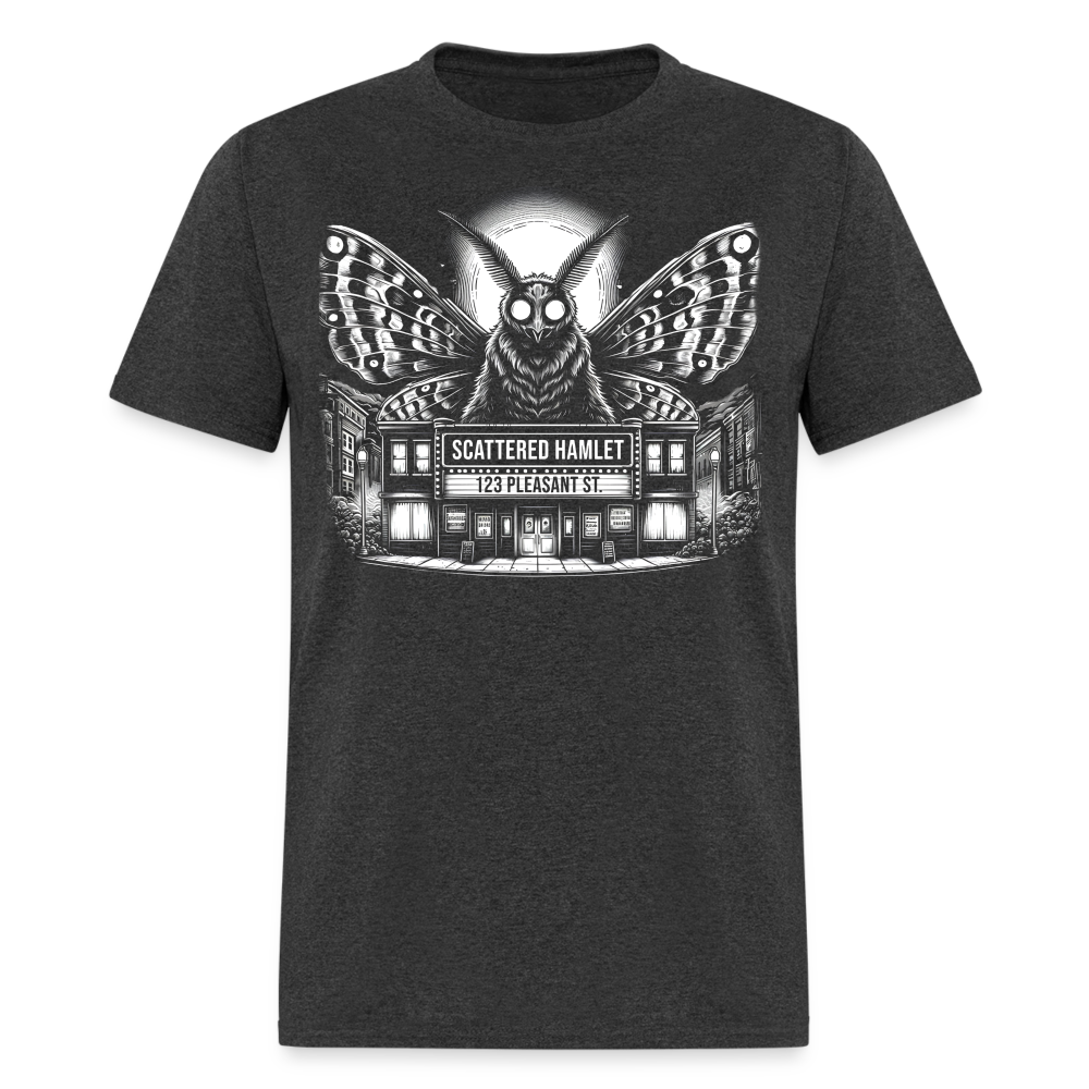 Scattered Hamlet Mothman T-Shirt - heather black