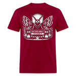 Scattered Hamlet Mothman T-Shirt - dark red