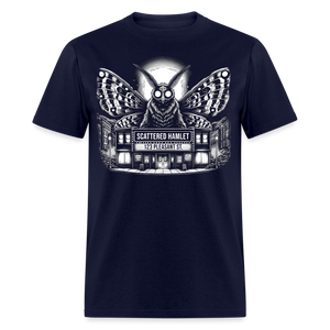 Scattered Hamlet Mothman T-Shirt - navy