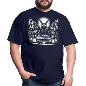 Scattered Hamlet Mothman T-Shirt - navy