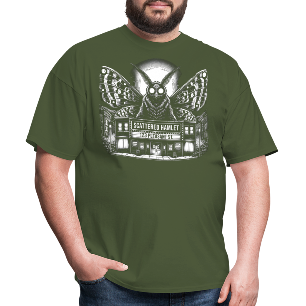 Scattered Hamlet Mothman T-Shirt - military green