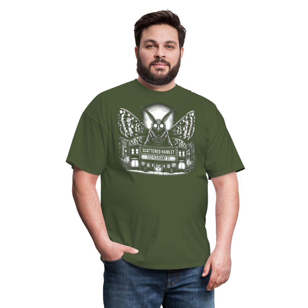 Scattered Hamlet Mothman T-Shirt - military green