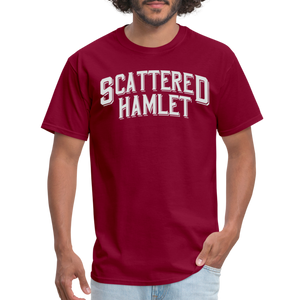 Scattered Hamlet Band Name T-Shirt - burgundy