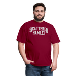 Scattered Hamlet Band Name T-Shirt - burgundy