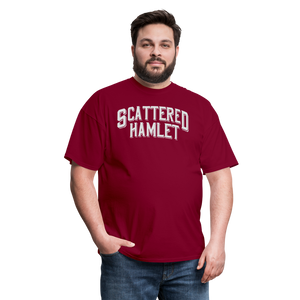 Scattered Hamlet Band Name T-Shirt - burgundy