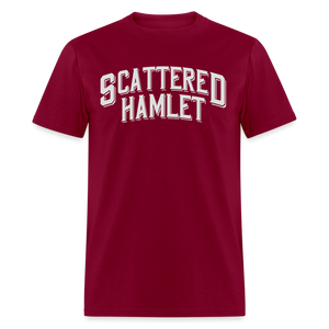 Scattered Hamlet Band Name T-Shirt - burgundy