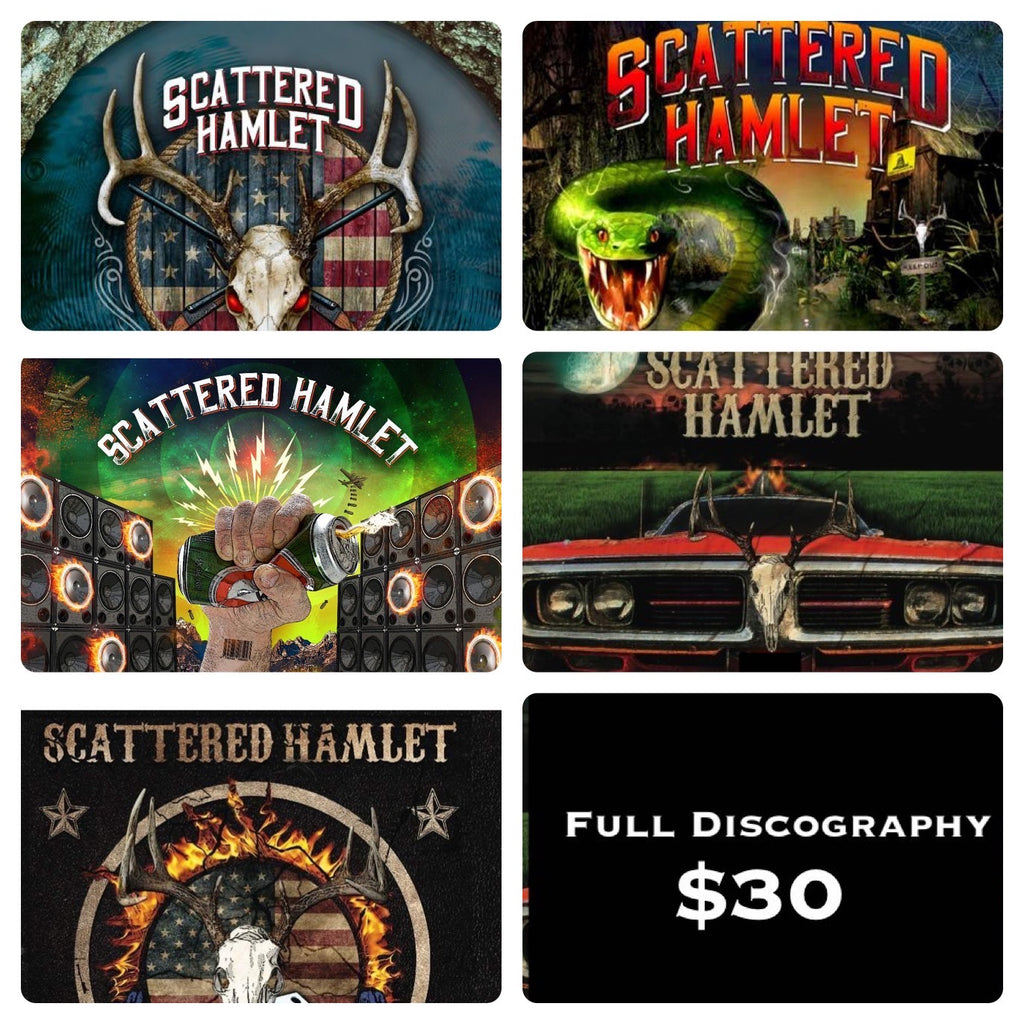 FULL Scattered Hamlet Discography on CDs !!