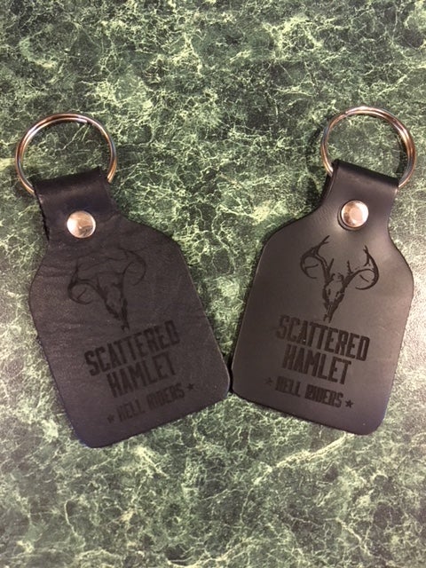 Scattered Hamlet Engraved Dog Tags + Chains