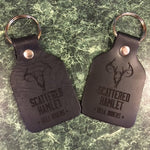 Scattered Hamlet Engraved Dog Tags + Chains
