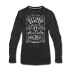 Whiskey Label Premium Long Sleeve T-Shirt - black