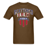 4th of July Scattered Hamlet T-Shirt - brown