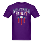 4th of July Scattered Hamlet T-Shirt - purple