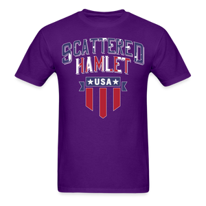 4th of July Scattered Hamlet T-Shirt - purple