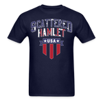 4th of July Scattered Hamlet T-Shirt - navy